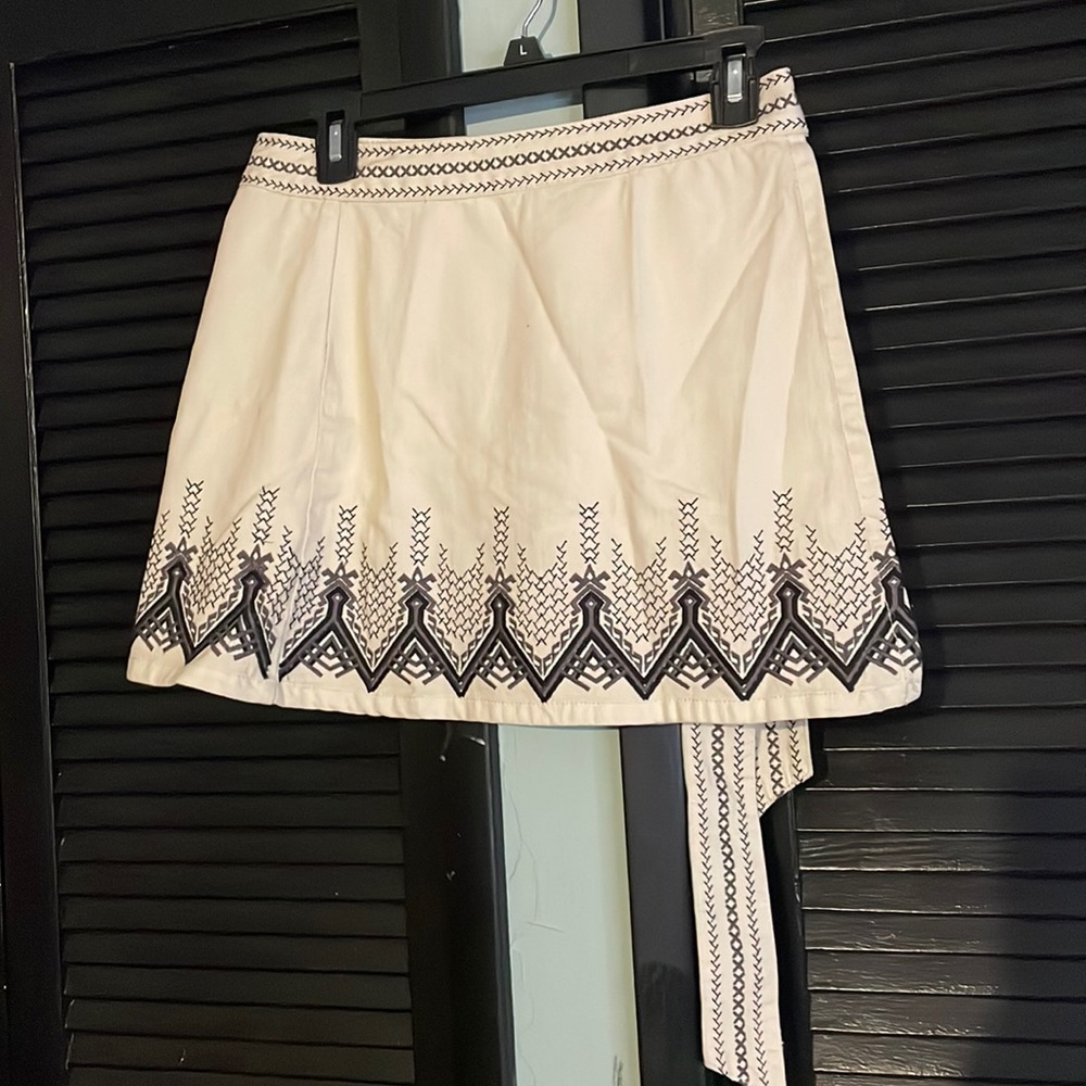 Free people size 4 thick tie wrap skirt